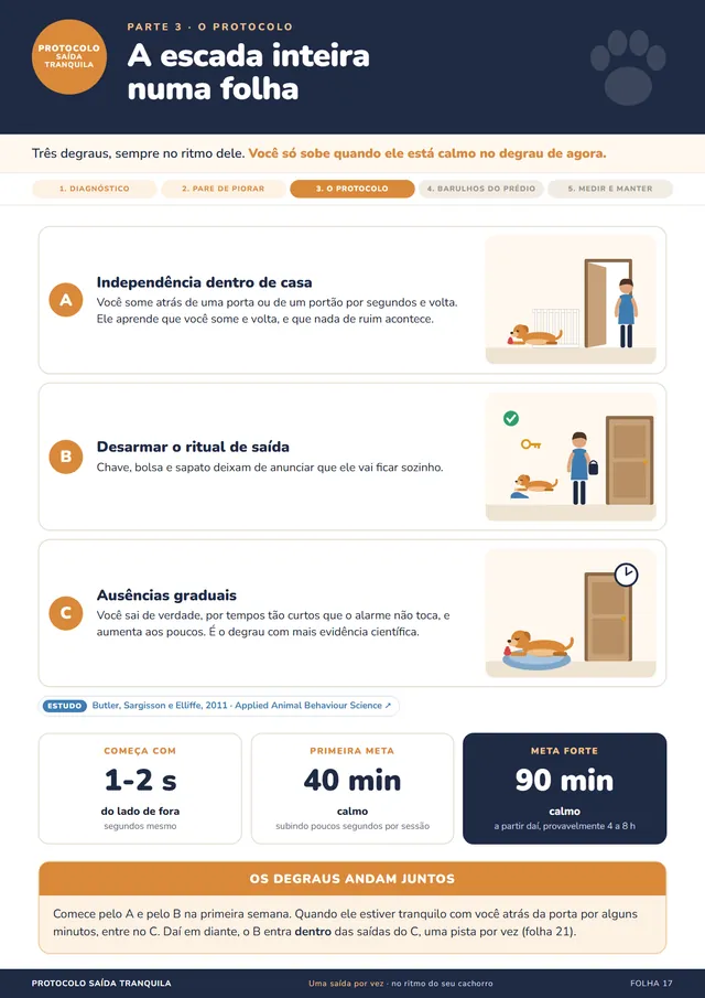 Folha A escada inteira