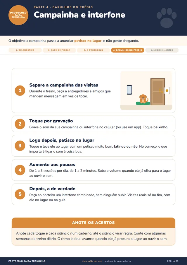 Folha Campainha e interfone